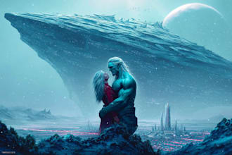 draw concept art or illustration, fantasy, horror, scifi