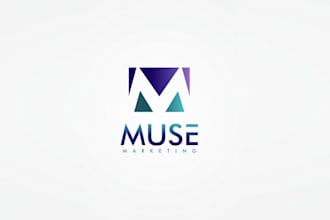 design marketing consulting company logo