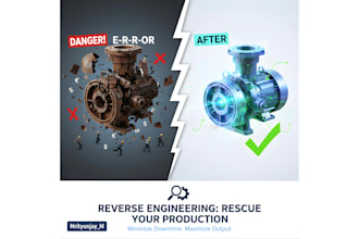 reverse engineer mechanical part for manufacturing