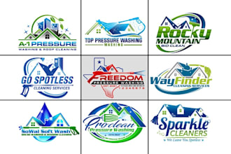 do a creative cleaning, pressure washing and power washing logo