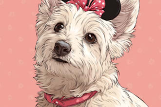 do your disney pet portrait