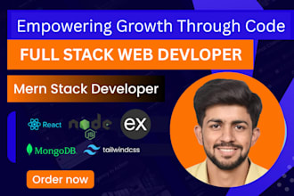 be node js developer react js or full stack web developer