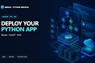 deploy your python django fastapi or flask app