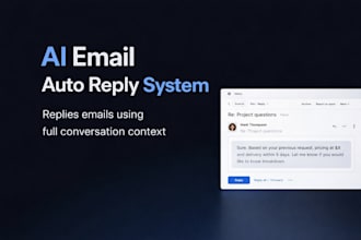build an ai email bot to auto reply and manage your inbox