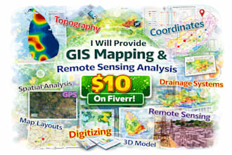 gis qgis arcgis mapping and spatial analysis