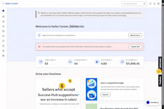 create walmart listing, SEO, wfs setup, PPC management and fix walmart errors