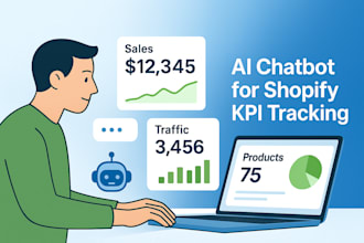 design ai chatbot for shopify KPI tracking