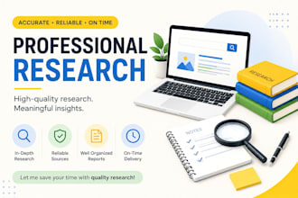 do research on topic you want