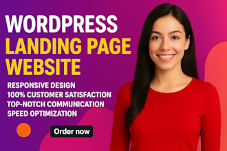 design responsive single page, one page wordpress website