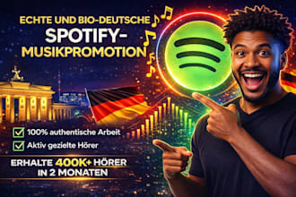 musik promotion, deutsche spotify musik promotion
