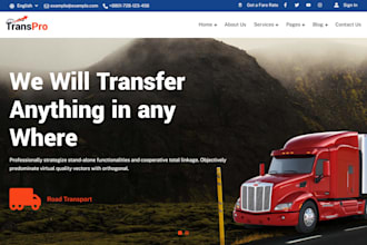 build cargo, trucking, freight, logistics website
