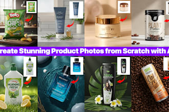 create ai generated product photos with models and ad visuals
