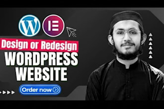 build wordpress website, design or redesign buisness website