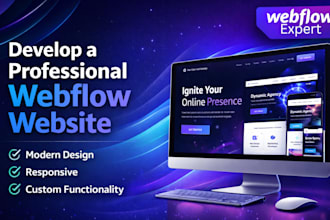 develop a responsive webflow website
