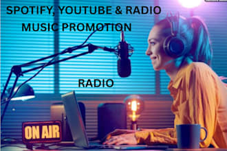 promote your song for spotify, youtube, and radio