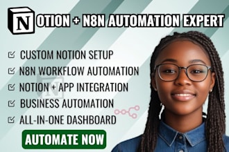automate your business with custom notion dashboards and n8n workflows