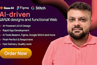 do ai driven UI UX design and app development