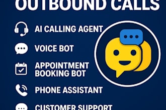 develop ai sales agent voice bot appointment booking support and phone assistant