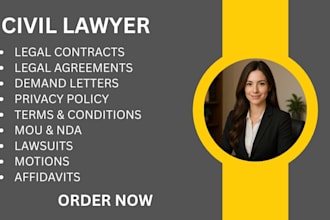 draft legal agreements, contracts, terms and conditions, mou or nda