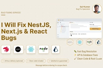 fix nestjs, nextjs, react and nodejs bugs
