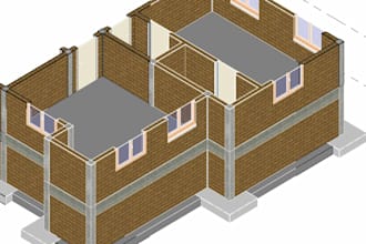 create bim structural modeling revit lod 300 for buildings