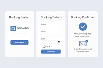 do a booking and contract system