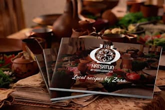 design cookbook recipes meal plan layout amazon kdp paperback canva ebook format