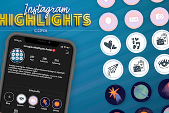 create custom instagram highlight icons for your profile