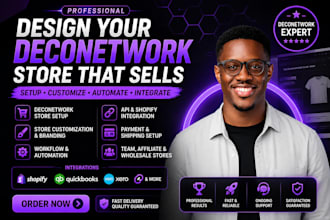 build and customize your deconetwork print shop store