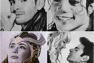 do realistic pencil drawings