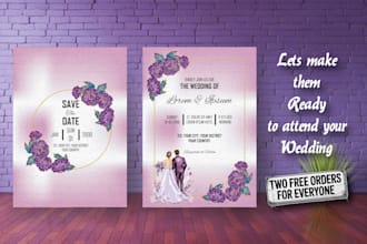 design a postcard, greeting card or invitation