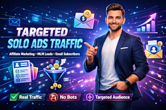 boost affiliate MLM offers using targeted solo ads affiliate link promotion