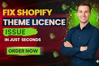 install and fix shopify theme licence issue