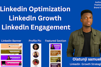 grow your linkedin and position you as an authority linkedln optimization