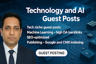 do tech guest posts and backlinks from high authority sites