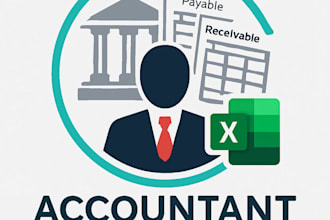 handle accounting bookkeeping,bank reconciliation, payable receivables,ms excel