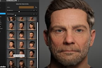 create character modeling, 3d metahuman, reallusion, humanoid using iclone, c4d