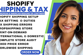 shopify shipping and tax shopify shipping setup for domestic and international