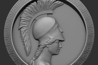 design 3d coin,pendant,3d bas relief,embossed and debossed,wood carving,3d print