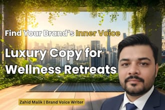 develop your wellness retreat brands voice and luxury storytelling copy