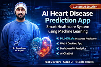 design a predictive healthcare app for heart disease detection