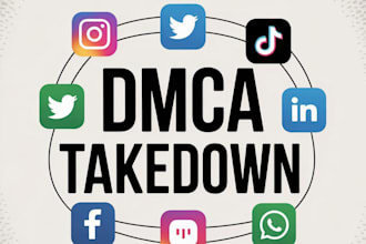 send dmca takedown notice to remove from x,fb,ig,telegram,youtube,tiktok,reddit