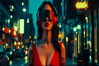 produce trendy ai music video with aesthetic visuals