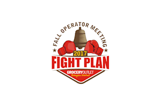 design boxing themed annual conference logo