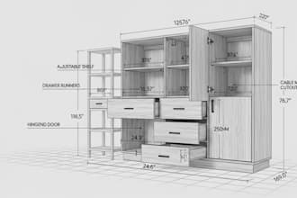 create chicken coop, cabinetry design with detailed DIY woodworking plan