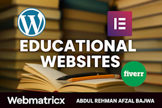 build a modern, responsive SEO optimized educational website