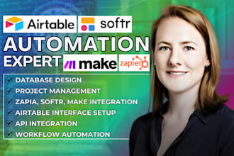 do airtable database design airtable automation expert airtable softr website