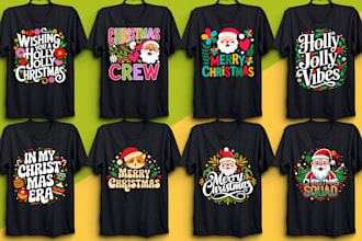create unique christmas t shirt designs