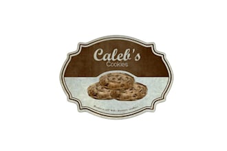 design high definition food truck cookies logo