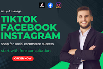 manage your tiktok, facebook, and instagram shops for social commerce success